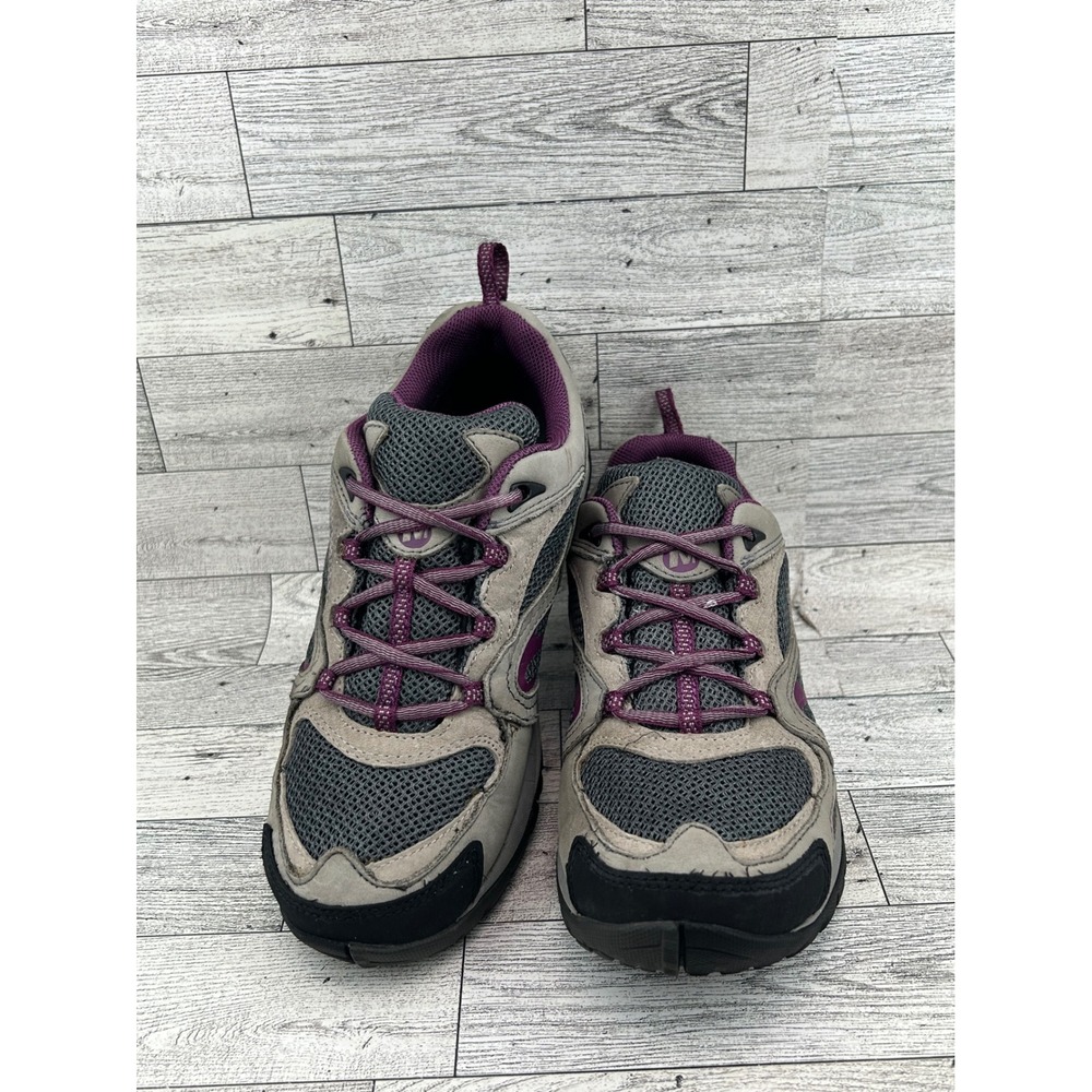 Merrell Women J24350 Castle Rock Purple Waterproof Hiking Shoes Size 6.5